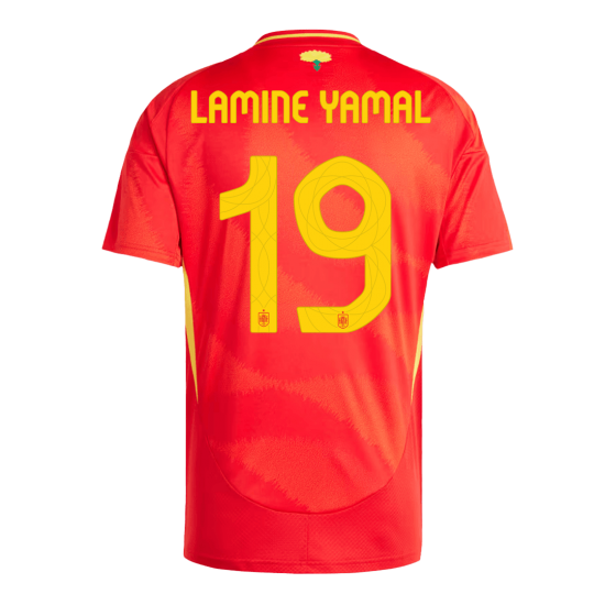 [Super Replica] LAMINE YAMAL #19 Spain Home Jersey Euro 2024