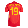 LAMINE YAMAL #19 Spain Home Jersey Player Version Euro 2024