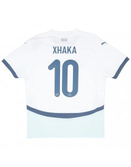 Xhaka #10 Switzerland Away Jersey Euro 2024