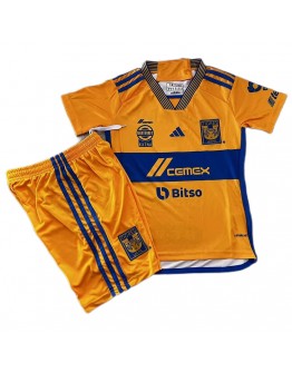 Kids Tigres UANL Home Kit Jersey+Short 2023/24